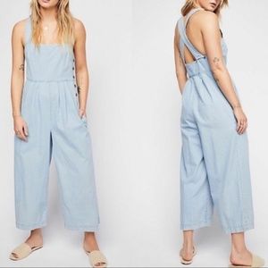 Free People Farah Wide Leg Jumpsuit Size 2